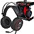 Fone de ouvido gamer Knup KP-401 black, red e led - Imagem 1