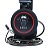 Fone de ouvido gamer Knup KP-401 black, red e led - Imagem 3