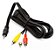 Cabo p2 com 3rca Lelong LE1001 - Imagem 1