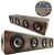 Caixa De Som Bluetooth 20W 4 ALTO-FALANTES Retro Vintage Speaker Feel The Beat Big Sound KTS-1108 - Imagem 5