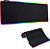 Mouse Pad Preto Liso Com Led RGB Knup 80CM*30CM KP-S011/PRETO - Imagem 1