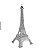 Torre Eiffel decorativa Paris 25CM - metalica - Imagem 1