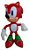Boneco Sonic Vermelho Articulado Action Figure Grande 25cm - Imagem 1
