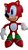 Boneco Sonic Vermelho Articulado Action Figure Grande 25cm - Imagem 3