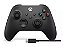 Controle joystick sem fio Microsoft Xbox Xbox Series X|S Controller + USB-C cable carbon black - Imagem 1