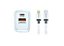 Kit Carregador Pd 20W + USB Turbo 3.0 + Cabo PD Lightining - Hrebos - HS-510 Ci - Imagem 1