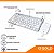 Kit Teclado e Mouse sem fio TCD-02 - Imagem 1