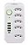 Extensão 5 Tomadas E 4 Usb 1 Pd Bivolt Power Led Coibeu WKC-541 - Imagem 1