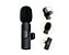 Duplo Microfone De Lapela Tomate, Sem Fio, USB-C - Mt-2217 - Com Redução De Ruído - Imagem 2