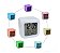 Relógio Digital RGB Alarme Despertador Medidor De Temperatura Para iluminar e decorar ZB-1008 - Imagem 1