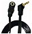 Cabo Extensor Extensao Audio P2 Macho 90º X Femea 2m - Imagem 1