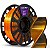 Filamento PLA V-Silk Duo Color Shadow Laranja e Preto Voolt3D - Imagem 1