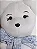 URSO ARTICULADO GRANDE COM FITA AZUL - HIPOALERGÊNICO - ARTESANAL - Imagem 2
