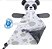 NANINHA PANDA COM PRENDEDOR DE CHUPETA - Imagem 1