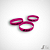 Pulseira Silicone Rosa - Imagem 1