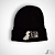 Gorro Preto Cão sem Dono - Imagem 1