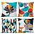Kit 27029 4 Capas de Almofadas Decorativas 45x45cm c/Zíper - Imagem 6
