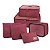 Organizador de Malas de 6 Peças Estampa Lisa Jacki Design - Vermelho escuro (AR - Imagem 3