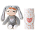 Boneca Metoo Angela Plush Juju Coelha Cinza com Caixa Original - Imagem 1