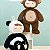 Pelúcia Metoo Plush Macaquinho Paçoca Animal Series Original - Imagem 6