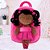 Mochila infantil Gloveleya by Metoo com Boneca removível Pink - Imagem 4