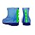 Galocha Kidsplash! Baby Transparente/Azul Neon Dino - Imagem 2