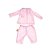 Roupa para Boneca Metoo Angela Fashion - Pijama Rosa Xadrez - Imagem 2