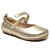 Sapatilha Boneca Infantil com Velcro Metalizado Ouro Velho - Blue Infantis - Imagem 2