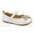 Sapatilha Boneca Infantil Fundo do Mar Martina com Velcro Perolado Branco - Blue Infantis - Imagem 2