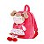 Mochila infantil Gloveleya by Metoo com Boneca Cerejinha Vermelha removível - Imagem 1