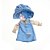 Roupa para Boneca Metoo Angela Fashion - Vestido Camponesa Retro Manga Longa com Chapéu - Imagem 1