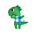 Boneco de Pano Dinossauro Buffalo Azul - M - Imagem 1