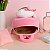 Mochila Infantil Metoo com Boneca Removível Coelha Rosa - Imagem 4