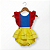 Romper Fantasia Branca de Neve para Bebê - Imagem 1