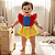 Romper Fantasia Branca de Neve para Bebê - Imagem 3