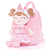 Mochila infantil Gloveleya by Metoo com Pelúcia Animais da Floresta Unicórnio - Imagem 1