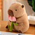 Pelúcia Capivara em Plush Antialérgico Florzinha Tulipa - 30cm - Imagem 2