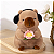 Pelúcia Capivara em Plush Antialérgico Flor de Lótus Marrom - 33cm - Imagem 5