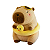 Pelúcia Capivara com Boia Pato em Plush Antialérgico - 23cm - Imagem 1