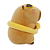 Pelúcia Capivara com Boia Pato em Plush Antialérgico - 23cm - Imagem 4