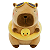 Pelúcia Capivara com Boia Pato em Plush Antialérgico - 23cm - Imagem 2