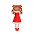 Boneca Metoo com caixa Angela Glitter Natal Original - Imagem 4