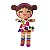 Boneca de Pano Betina Cacheada Flor Multicolorida - G - Imagem 1