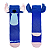 Meia KidSplash! 3/4 Stitch Alien Azul Orelhas 3D - Imagem 4