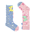 Meia KidSplash! 3/4 Duo Candy Fly Borboletas Glitter 3D - Imagem 1