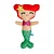 Boneca de Pano Sereia Ruiva - M - Imagem 1
