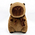 Pelúcia Capivara Cachecol em Plush Antialérgico - 33cm - Imagem 2