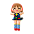 Boneca de Pano Inclusiva com Fone Abafador TEA Autista - P - Imagem 1