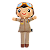Boneco de Pano Aviador Gael - G - Imagem 1