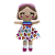 Boneca de Pano com Sainha de Corações Removível - G - Imagem 1